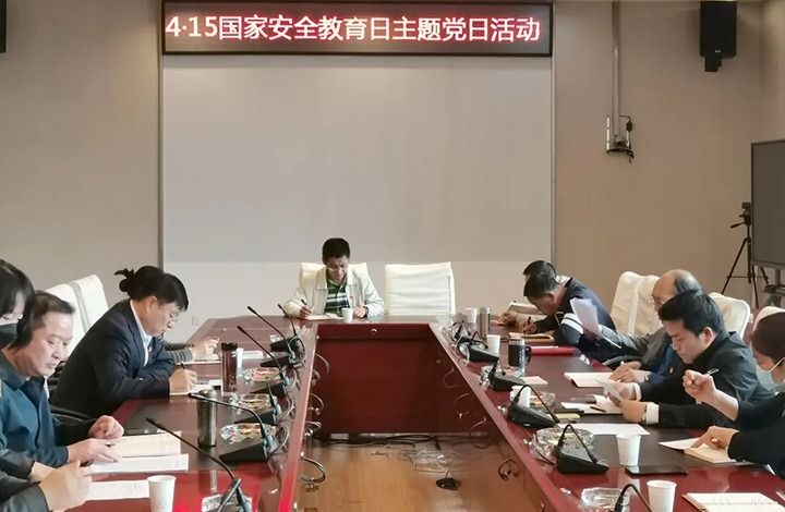 918博天堂·(中国区)官方网站（煤化）集团直属党委纪委财务审计党支部开展“2022年全民国家安全教育日”主题党日活动