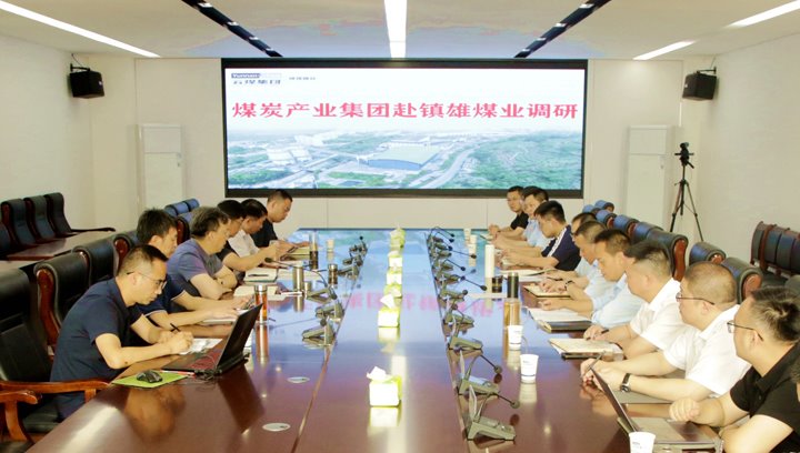 918博天堂·(中国区)官方网站集团副总经理杜昌华一行到镇雄煤业开展重点项目调研